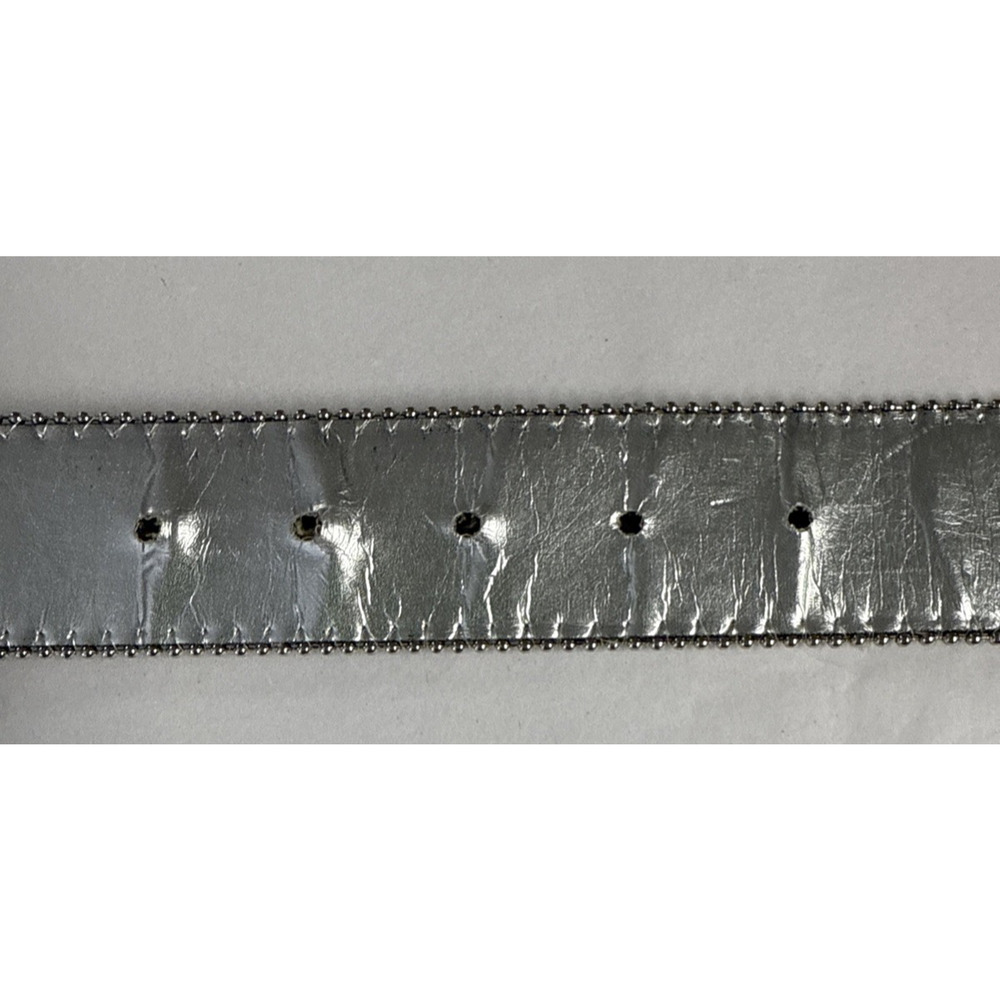Guess Y2K cowboy RHINESTONE studded belt Patchwork embossed WESTERN Size M EUC - Picture 5 of 5